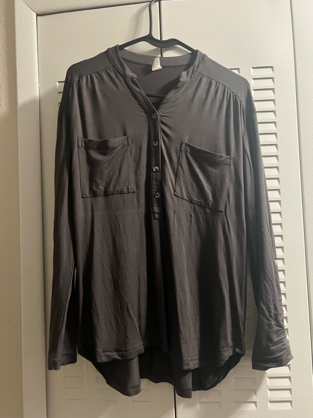 Kate Quinn long sleeve button up women’s shirt